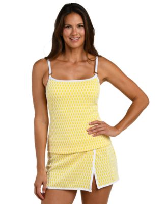 Women's Prep & Paddle Scoop Neck Underwire Tankini Top