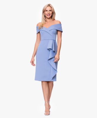 Women's Off-The-Shoulder Midi Dress