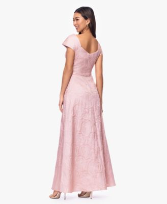 Women's Asymmetrical Neck Ball Gown