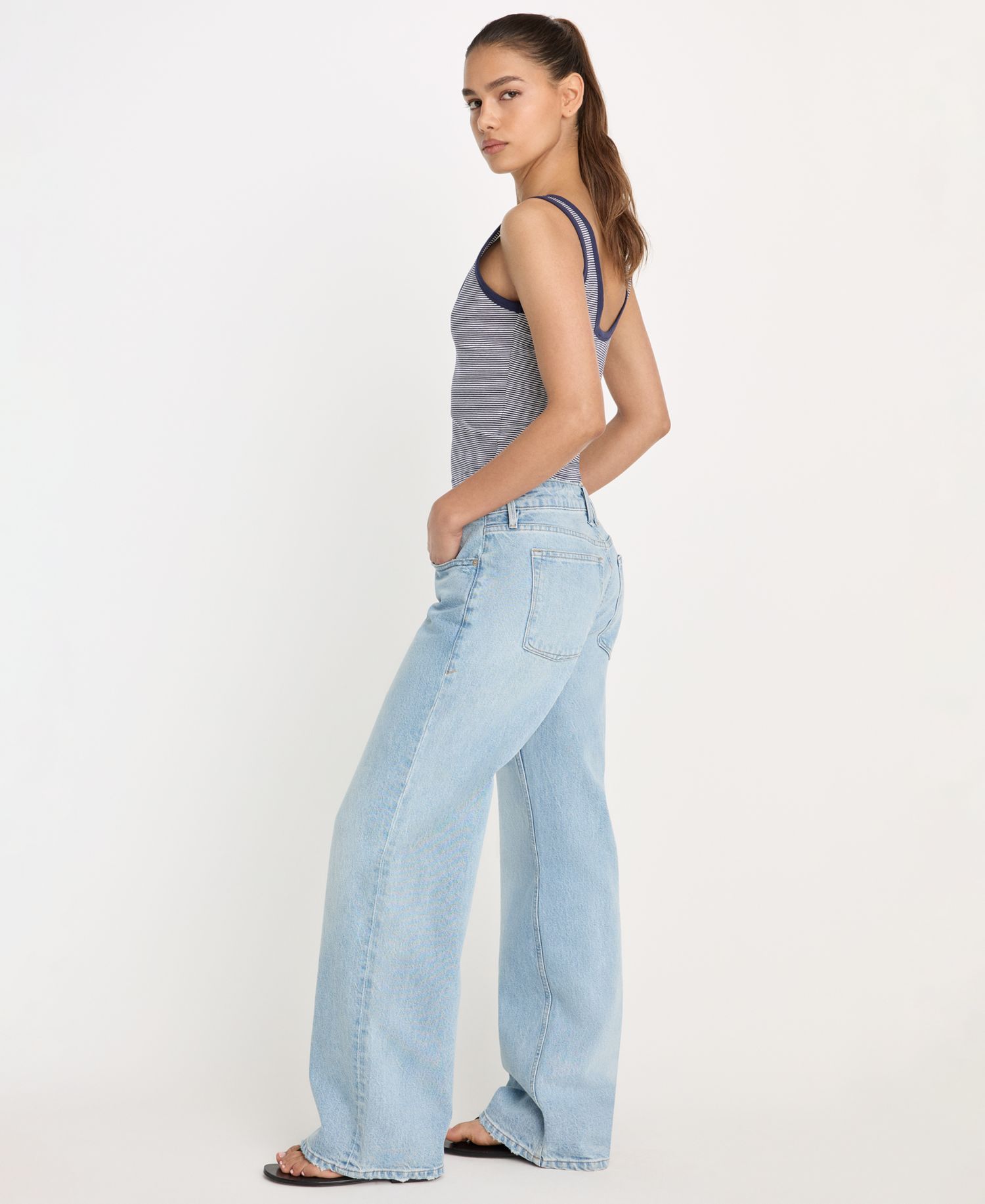 Women's Vintage Low Loose Jeans