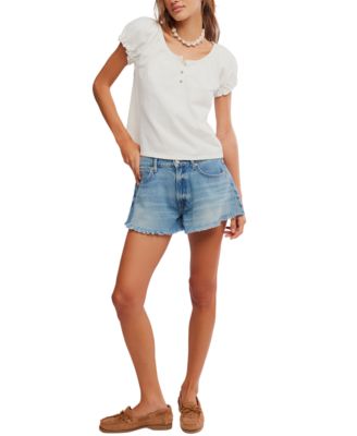 Women's Sparks Mid-Rise Denim Shorts