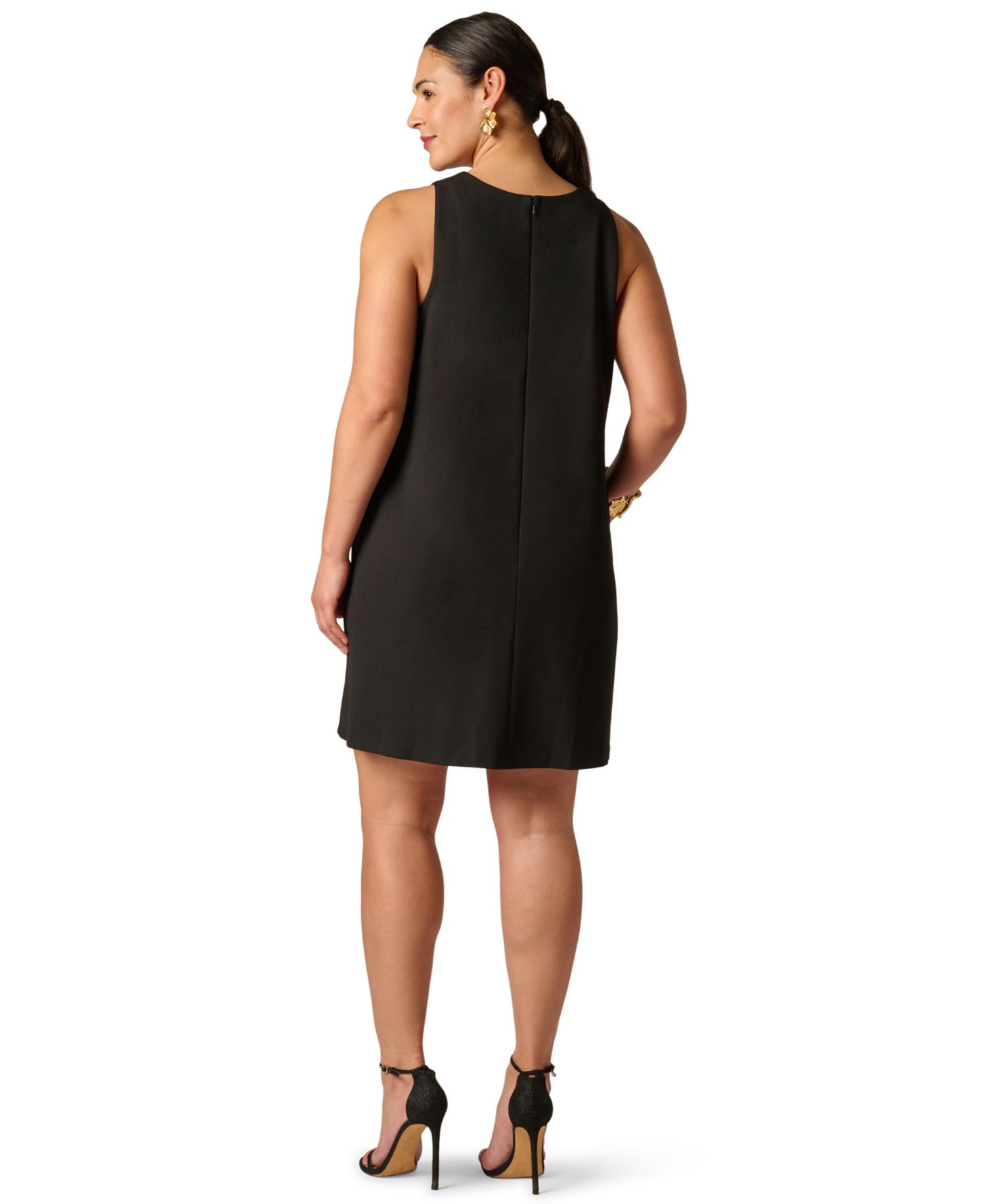 Plus Size Crewneck Mini Dress