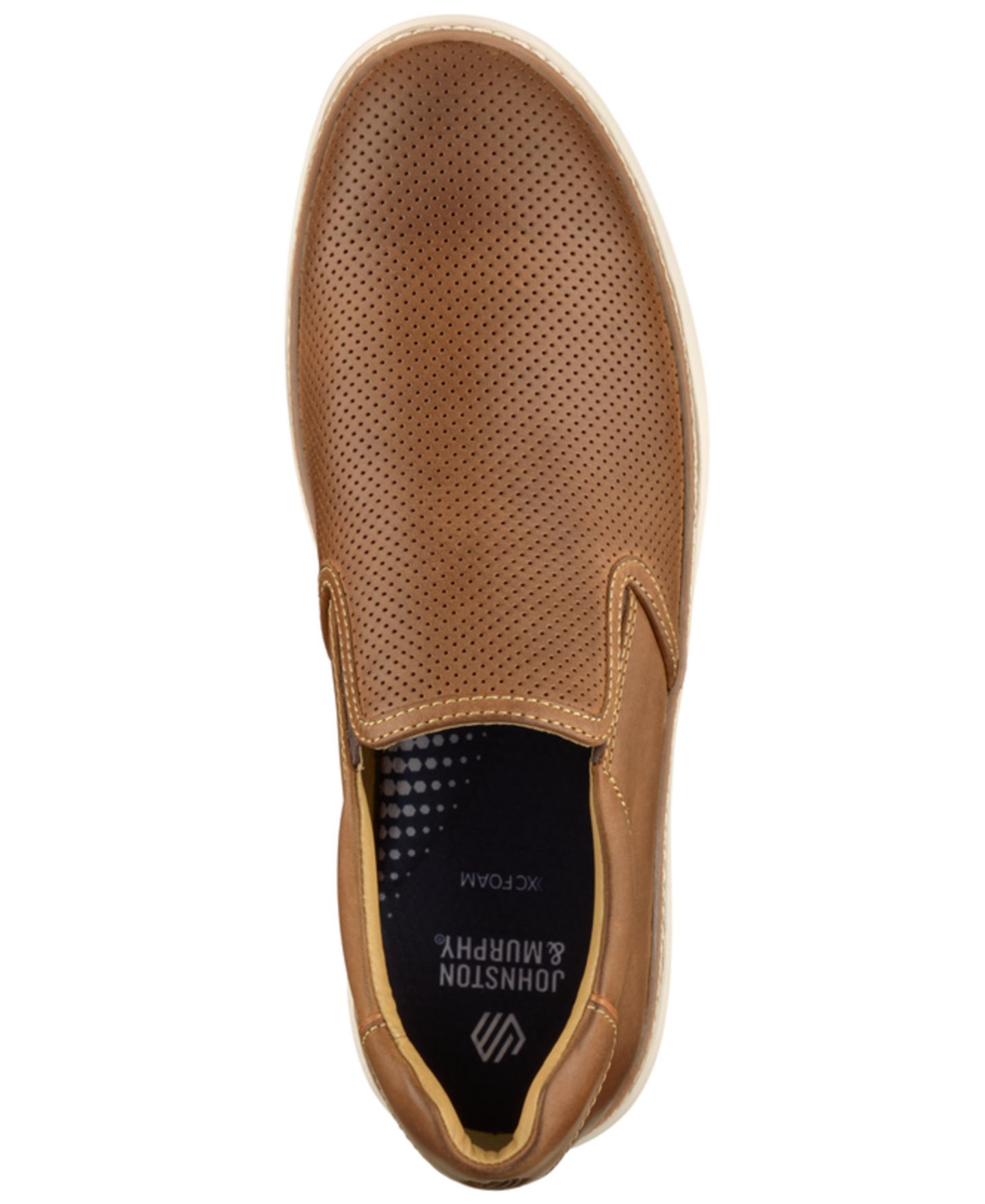 Мужские кроссовки Johnston & Murphy McGuffey 2 Perfed Round-Toe, цвет: Коричневый — фото 4