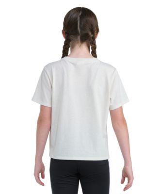 Girls' 8-16 Short-Sleeve Graphic Heather T-Shirt