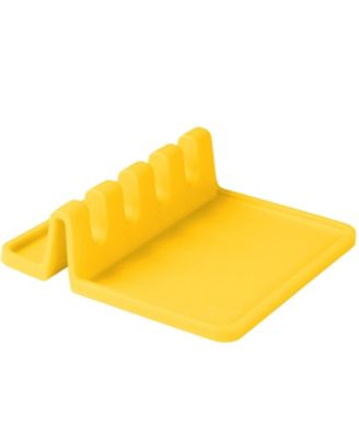 Silicone Kitchen Utensil Rest with Drip Pad for Multiple Utensils