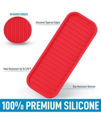 Silicone Sponge Holder for Kitchen Sink - Flexible Multipurpose Soap Tray