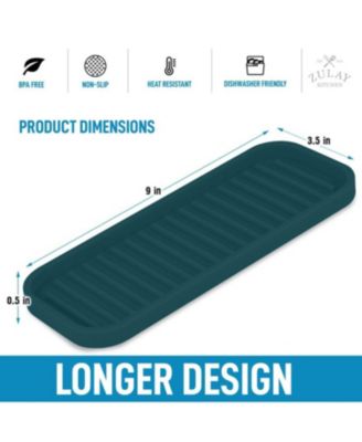 Silicone Sponge Holder for Kitchen Sink - Flexible Multipurpose Soap Tray