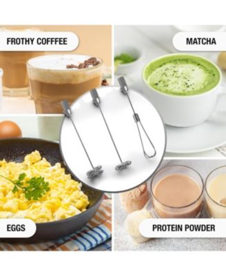 Froth N Go Rechargeable Milk Frother with Case for Lattes