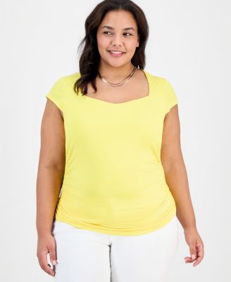 Trendy Plus Ruched Top