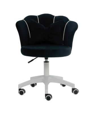 Velvet Office Chair, 360 Swivel Adjustable Height Task Chair