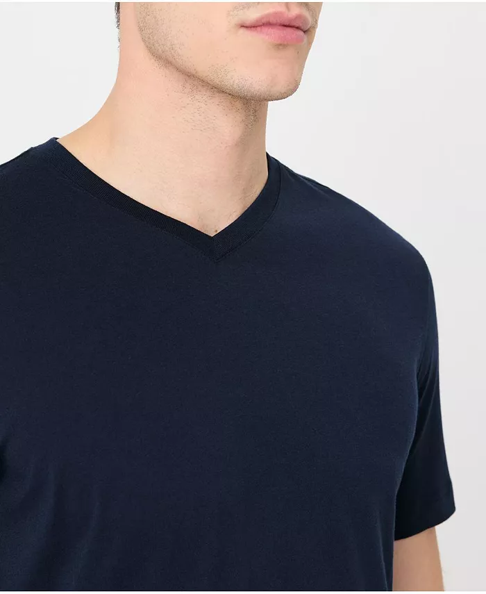 Men's Organic Cotton Essential V-Neck Tee - thumbnail 2