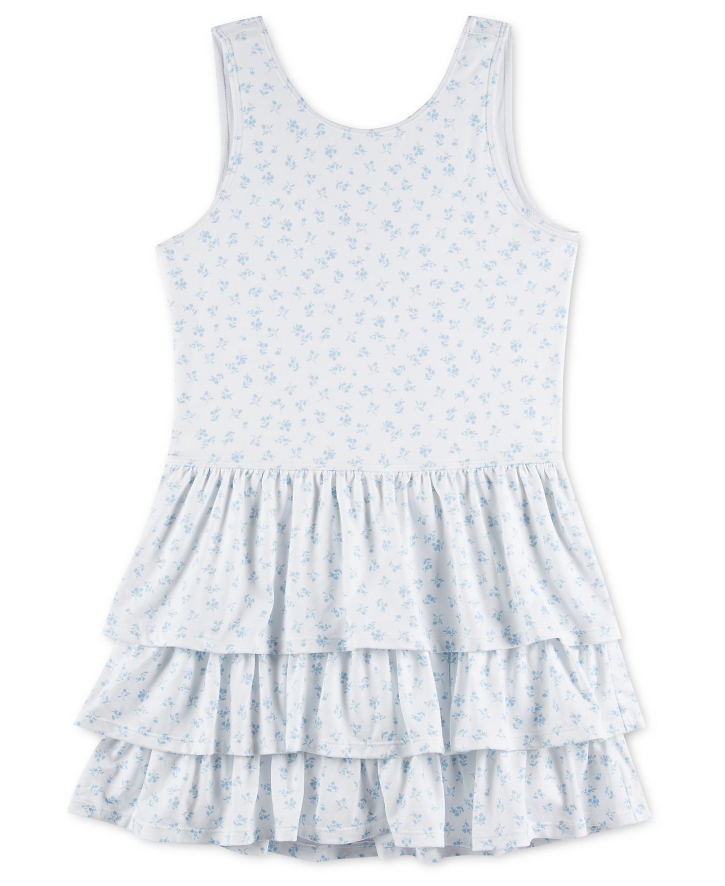 Платье abercrombie kids YPB Active Flirty Mini Dress для девочек, цвет: Белый — фото 2