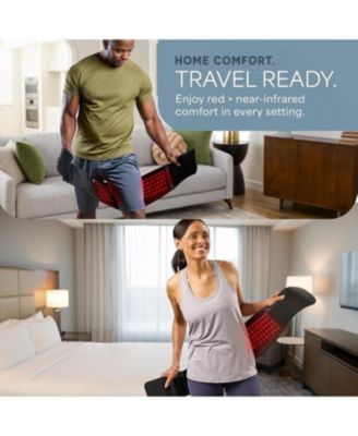 Red Light Therapy Belt – 660nm & 850nm Infrared Therapy Wrap for Back, Shoulders & Body, Triple Chip LEDs, Portable Heating Pad