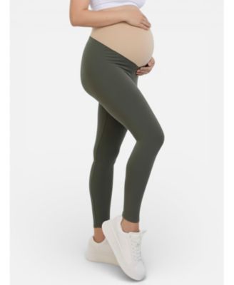 Women's Essential Stretch Secret Fit Over the Belly Maternity Leggings