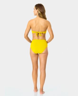 Women's Solid Twist-Front Bikini Top