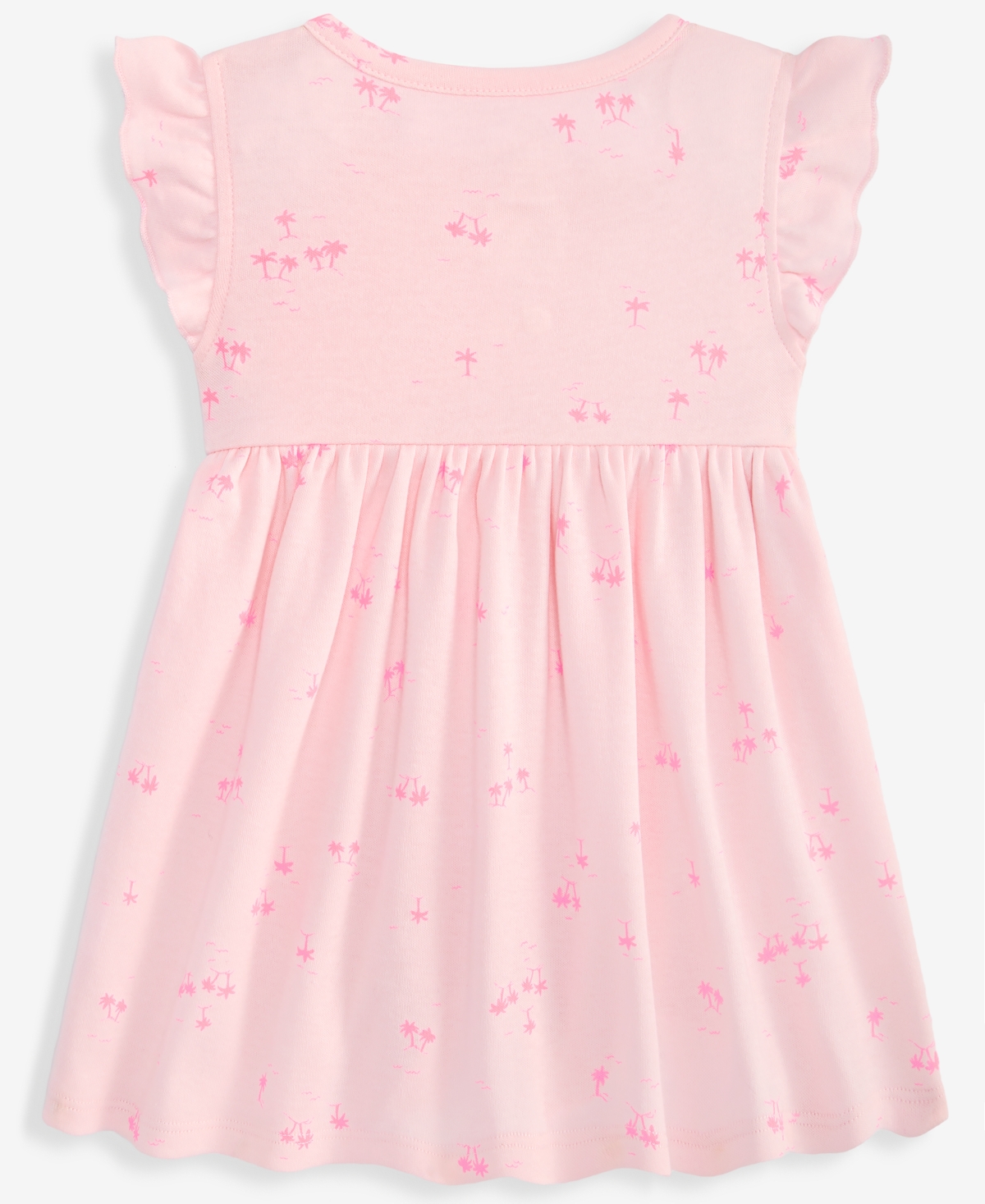 First Impressions Baby Girls' 0M-24M Palm Tree-Print Dress, Macy's Exclusive