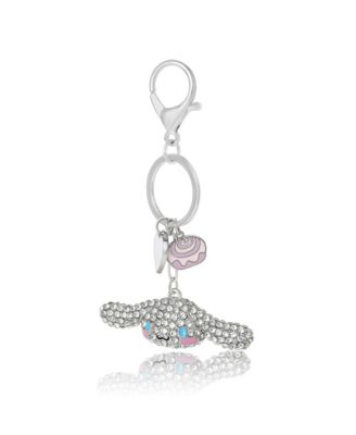 Sanrio Cinnamoroll Crystal Keychain with Candy & Heart Charms