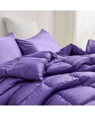 Snorze Cloud Comforter Set - Ultra Cozy Bamboo - Oversized Comforter in Passion Flower,KG
