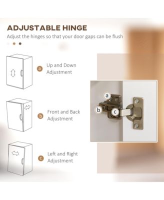 Dining Room Kitchen Hutch Storage Cabinet with Antique Details