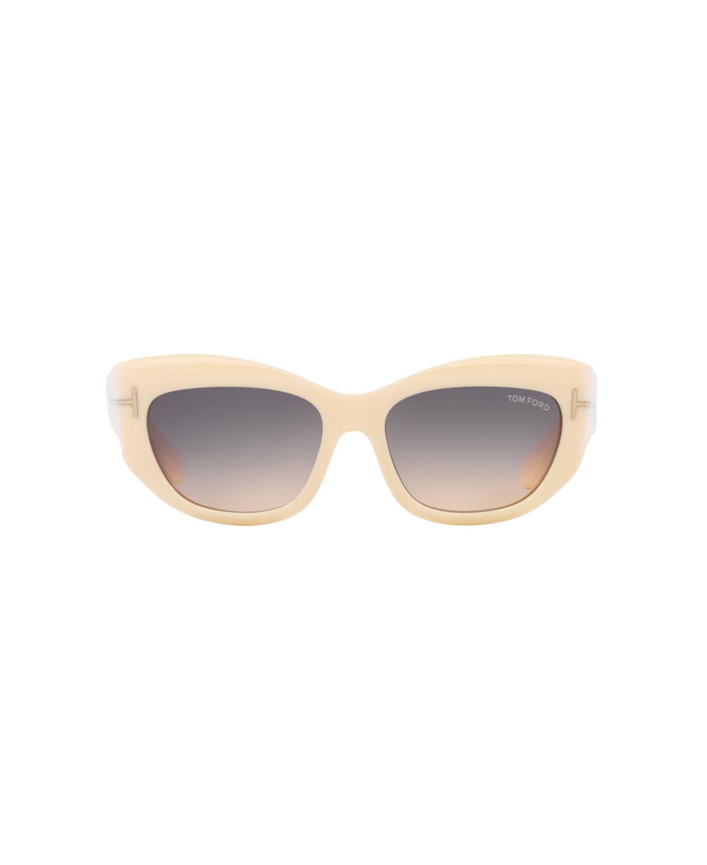 Женские солнцезащитные очки Tom Ford Brianna, Gradient TR001702, цвет: Слоновая кость — фото 3