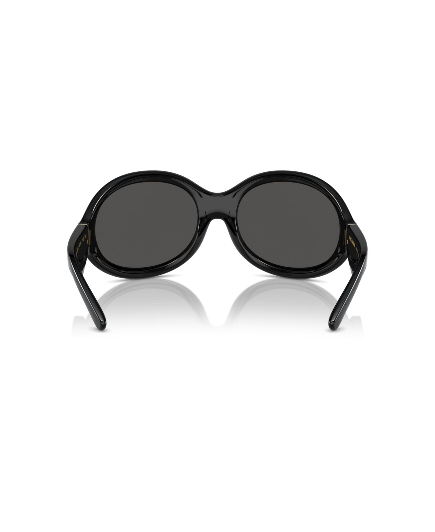 Женские солнцезащитные очки Dolce&Gabbana Oval Sunglasses, DG6201, цвет: Чёрный — фото 4