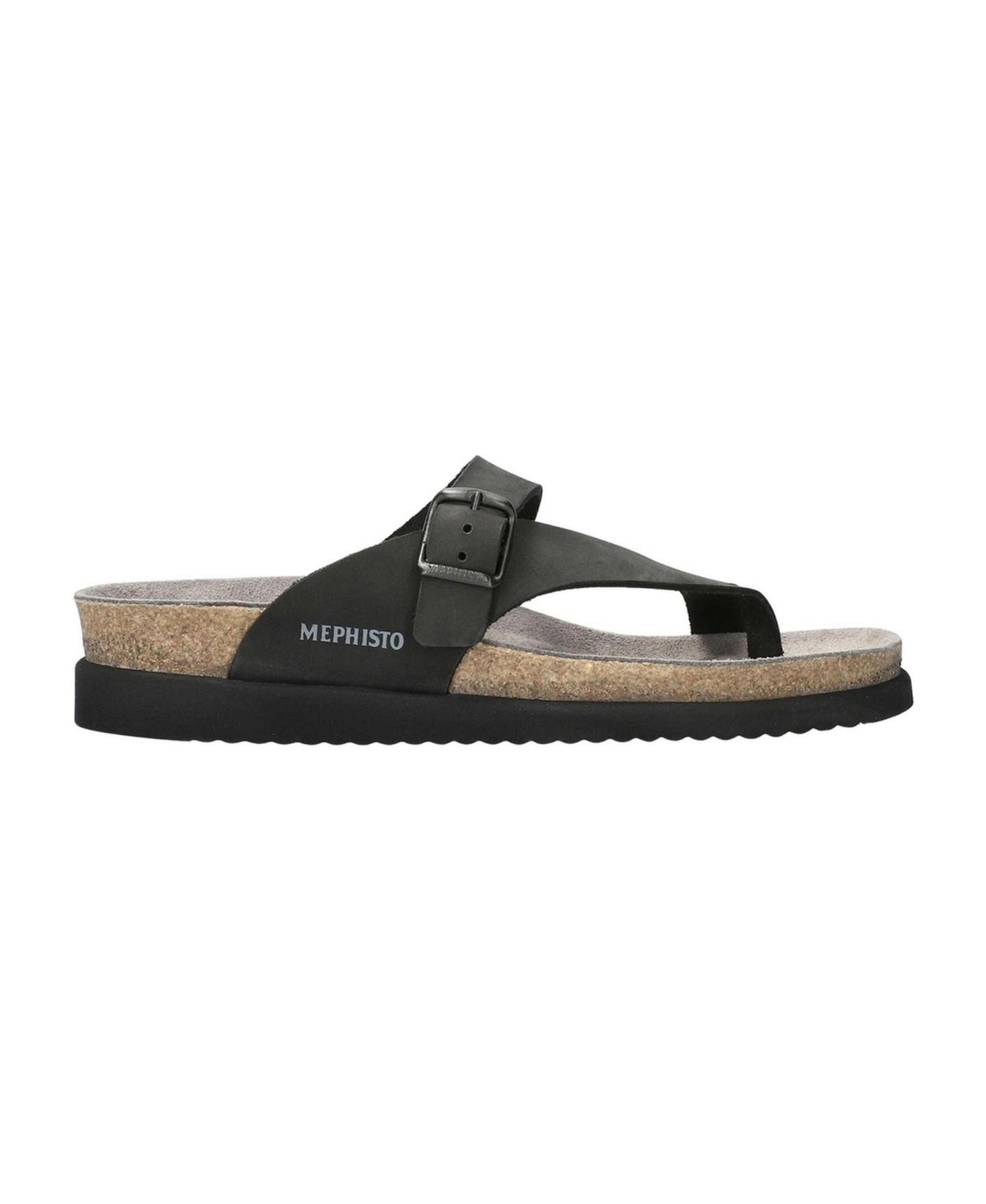 Женские сандалии Mephisto Classics Nubuk Leather, цвет: Чёрный нубуковый — фото 2