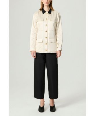 Women's Gold Button Detailed Jacket