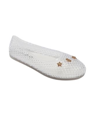 Women's Jelly Sandals Comfortable Dress Shoes for Women Cute Flat Sandals with Charms