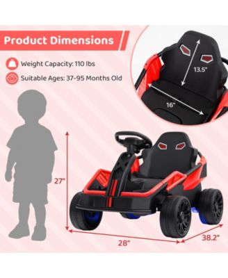 12V Kids Electric UTV Ride-On Car with Music and Remote