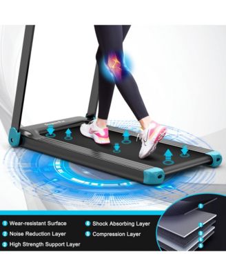 Electric Folding Treadmill Portable Cardio Running Machine w/ APP Contro