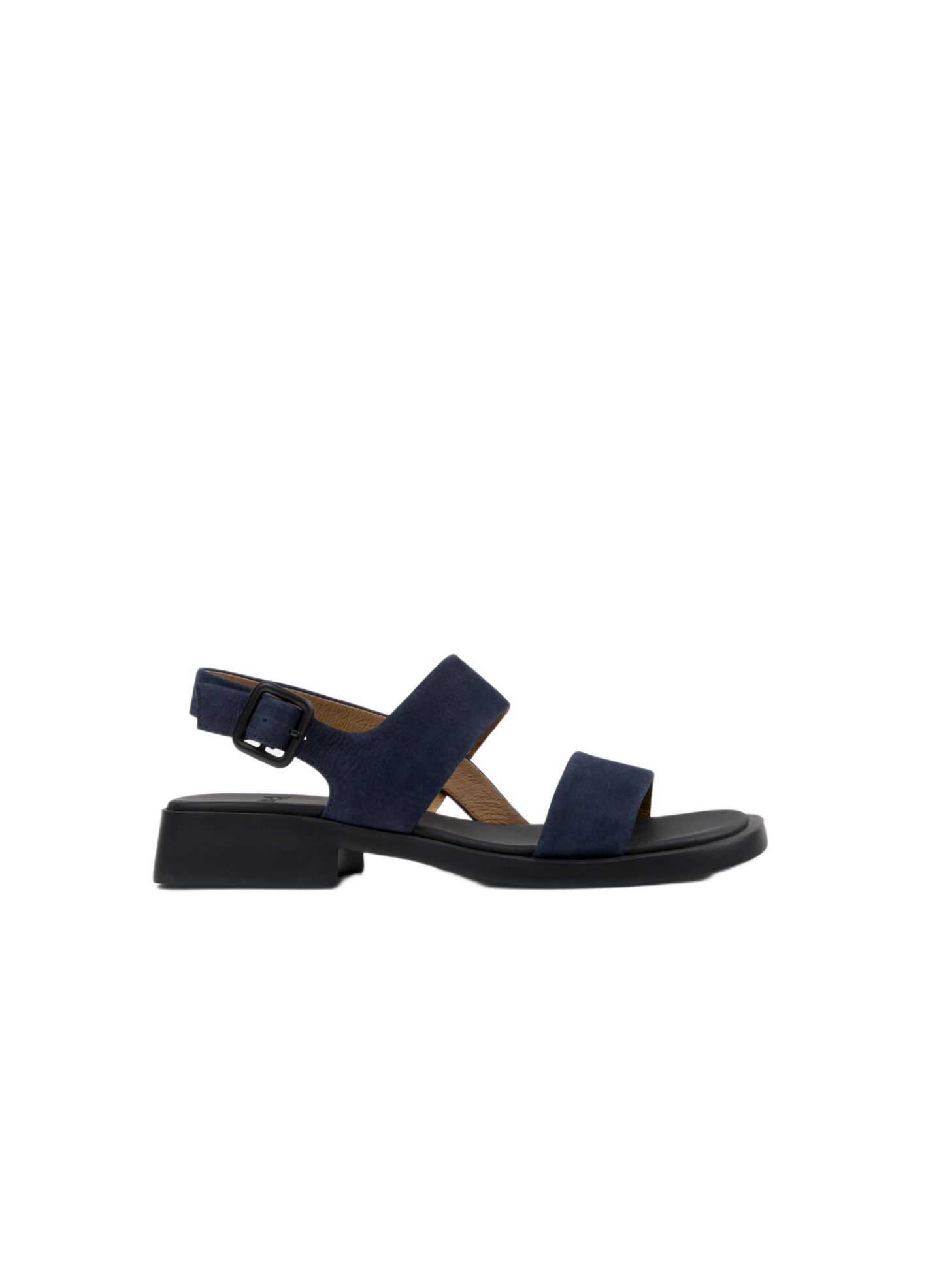 Женские сандалии Camper Dana Leather 2-Strap, цвет: Синий — фото 4