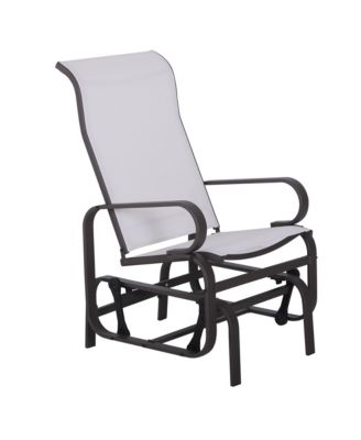 Outdoor Glider Chair, Gliders for Outside Patio with Smooth Rocking
