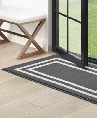 Double Border Runner Rug, 26" x 45"