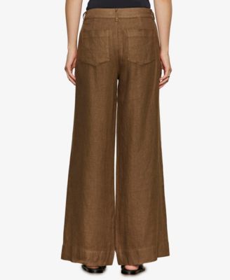 Women's The Linen Marine Wide-Leg Pants 
