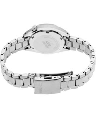 Women's Silver Stainless Steel Bracelet Watch, 32mm