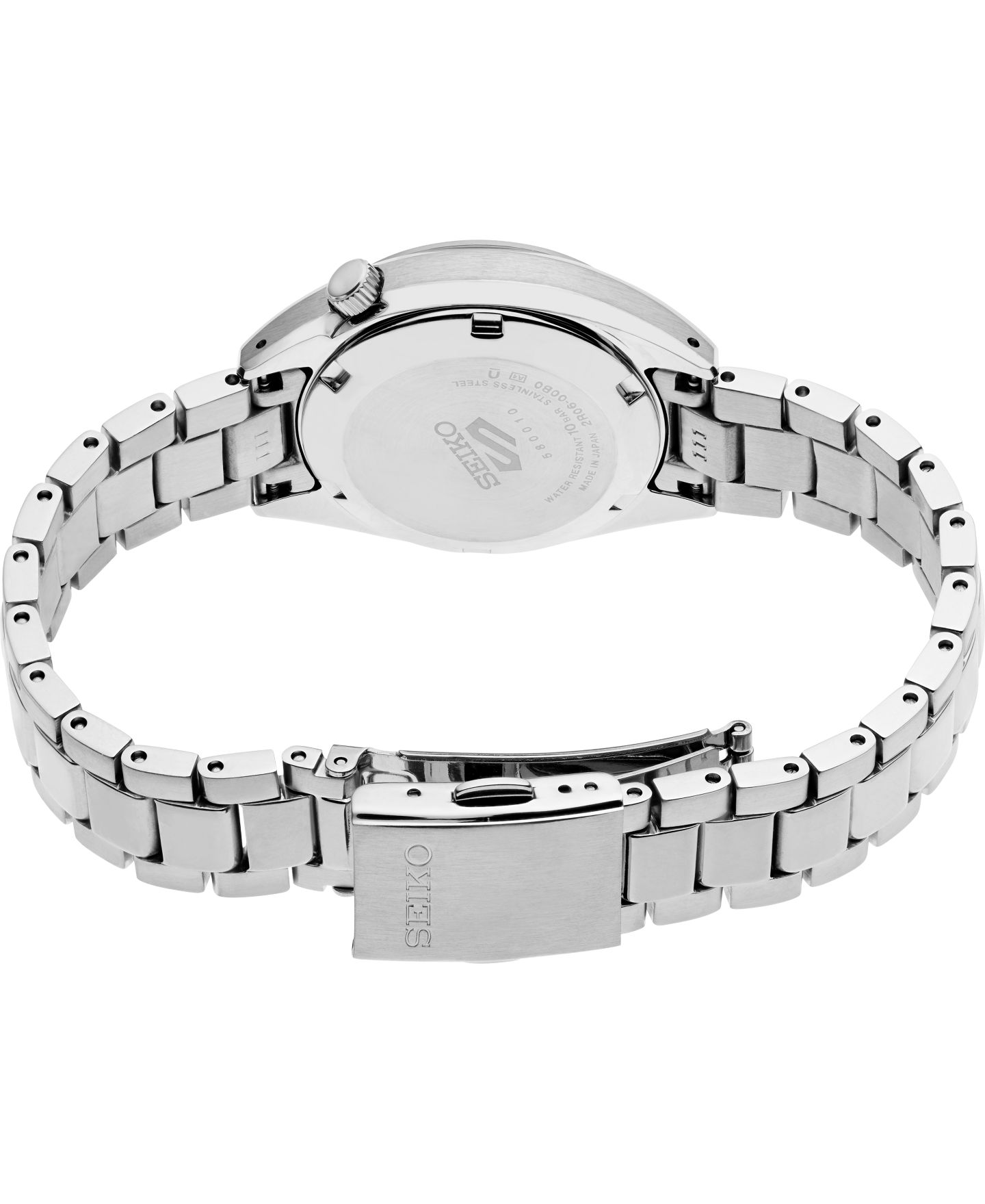 Женские часы Seiko Automatic 5 Sport Stainless Steel Bracelet Watch, 32mm — фото 3