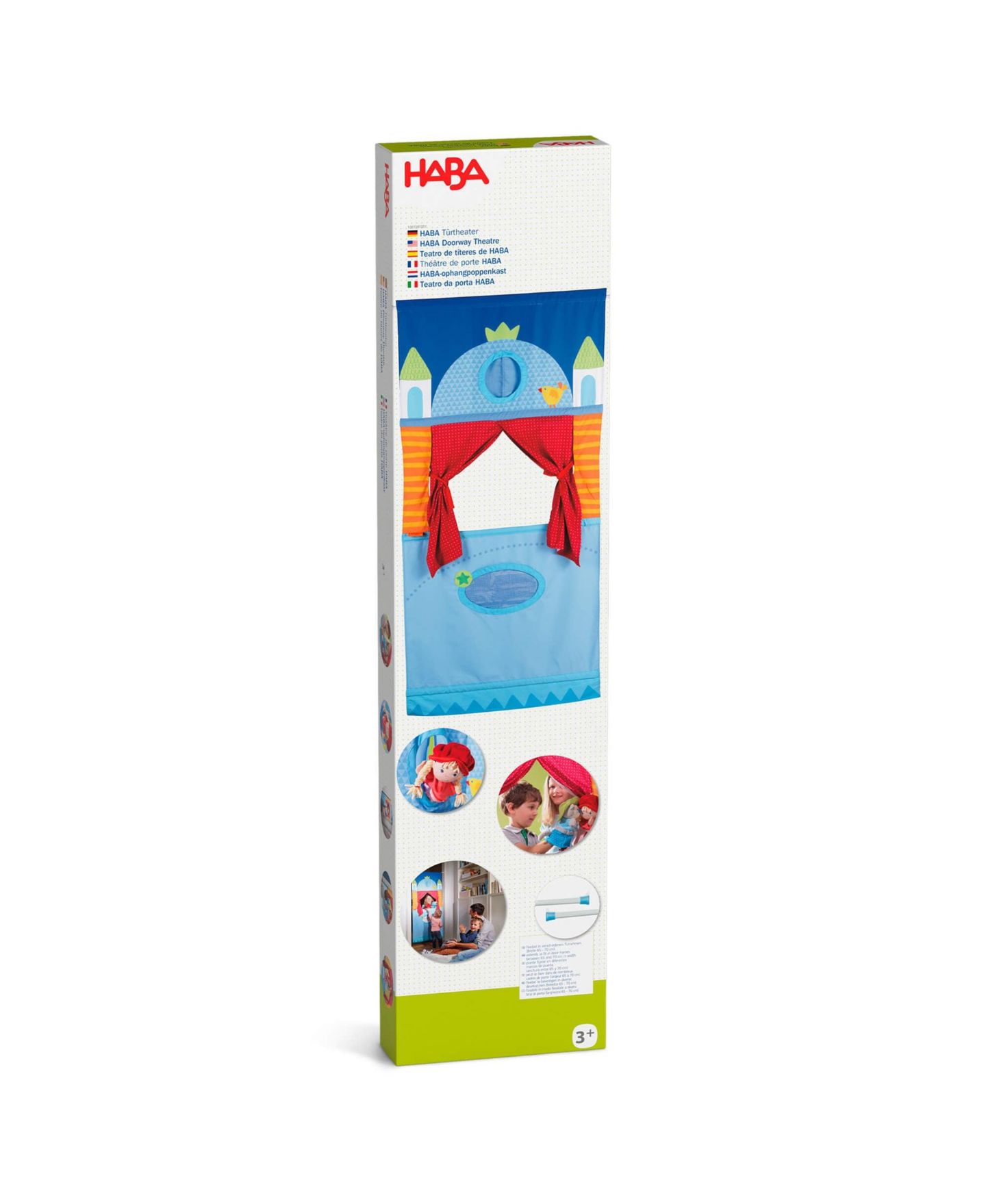 Детская игрушка Haba Adjustable Doorway Folding Puppet Theater, Ages 3+ — фото 7