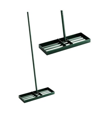 30" x 10" Lawn Leveling Rake with 66.5" Handle