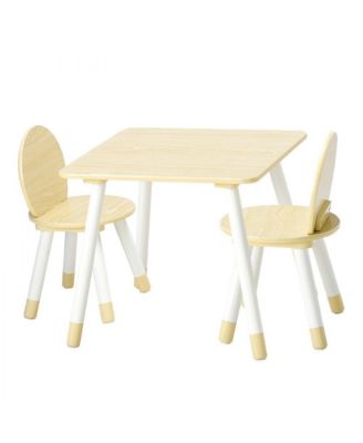 Toddler Art Table and Chair Set with Rounded Edges