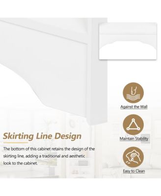 Corner Hall Tree - Versatile Entryway Coat Rack with 4 Hooks and Adjustable Shoe Shelf for Living Room, Hallway