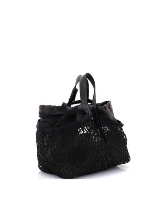 Medium 24/7 Drawstring Tote Mesh and Denim