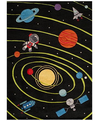 Momeni Lil Mo Whimsy LMJ-22 Solar Black Area Rugs