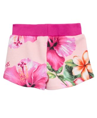 Baby Girls' Short-Sleeve T-Shirt and Shorts, 2-Piece Set