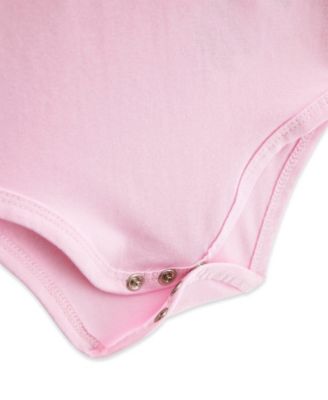 Baby Girls' Stretch Jersey Short-Sleeve Bodysuit and Shorts, 2-Piece Set