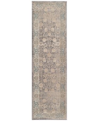 Momeni - Voyage Agra Silver 2'3"x7'6" Runner Rug