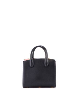 Small Studio Box Satchel Leather