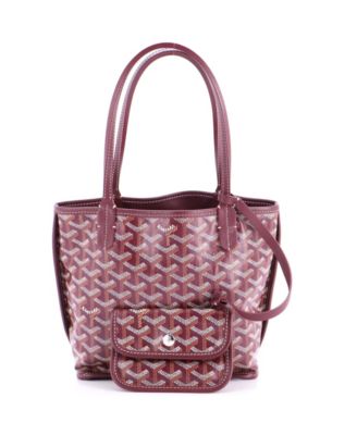 Mini Anjou Reversible Tote Coated Canvas