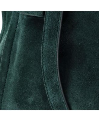 Medium Viva Bow Flap Bag Suede