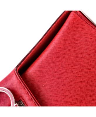 East West Trifolio Shoulder Bag Leather