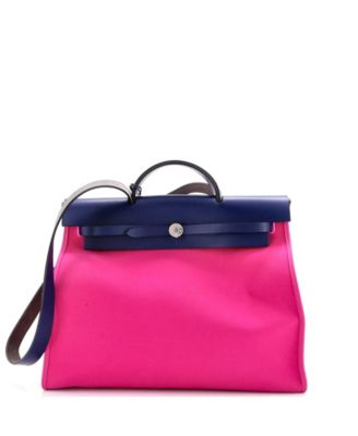 39 Herbag Zip Leather and Toile